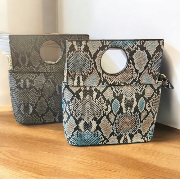 Vegan Snakeskin Handbag - Picture 1 of 3
